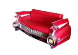 Gorgeous 1959 Cadillac car couch made from an authentic rear end.