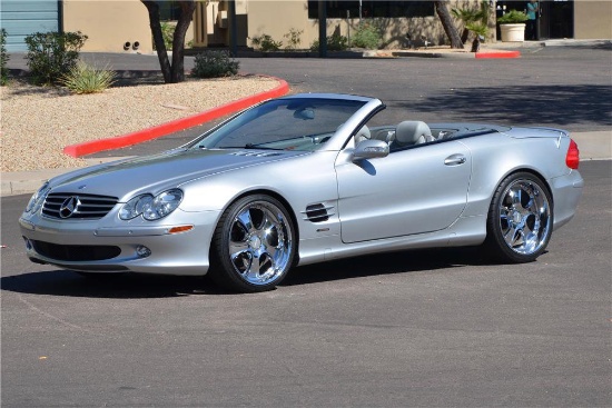 2003 MERCEDES-BENZ SL500 CONVERTIBLE