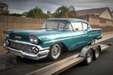 1958 CHEVROLET DEL RAY CUSTOM 2-DOOR POST