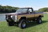 1984 CHEVROLET K10 CUSTOM 4X4 PICKUP