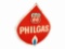 Early 1960s Phillips 66 Phil gas single-sided pressed board service station sign.
