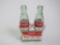 Uncommon early 1960s Coca-Cola Enjoy While You Shop shopping cart bottle holder.