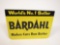 NOS early 1960s Bardahl Makes Cars Run Better single-sided tin automotive garage sign.