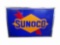 Seldom seen Sunoco Oil single-sided embossed light-up service station sign with Sunoco Arrow logo.