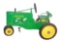 Scarce 1953 restored John Deere 60 pedal tractor manufactured by Ertyl.