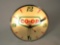 1950s Co-op Gasoline glass-faced light-up service station sign by Pam Clock Company.