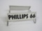 1960s Phillips 66 Tires service station metal tire display sign.