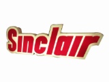 Large Sinclair Oil single-sided light-up service station script sign.