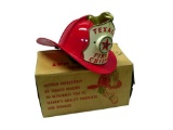NOS 1960s Texaco Fire Chief Helmet with nice original box.