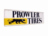 Good-looking Prowler Tires horizontal tin automotive garage sign with Panther logo.