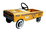 Iconic 1960 Checker Cab restored pedal car by AMF.