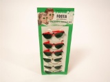 NOS late 1950s-early 60s Fosta Hopalong Cassidy children sunglasses service station display still fu