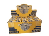 Full display box of circa 1930s Westric Spark Plugs.