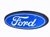 Sharp Ford Automobiles Ford Oval single-sided light-up dealership sign.