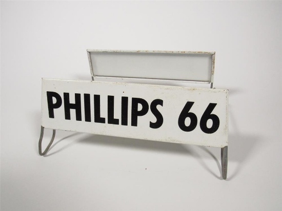 1960s Phillips 66 service station metal advertising tire display.