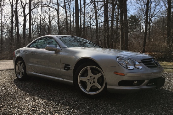 2003 MERCEDES-BENZ SL500 CONVERTIBLE