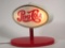Exceptional early 1960s Pepsi-Cola double-sided rotating diner countertop sign.
