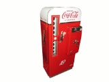 Incredible 1950s Coca-Cola Vendo 81 restored 10-cent coin-operated soda machine.