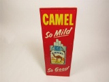 Choice NOS circa 1960s Camel Cigarettes So Mild - So Good single-sided self-framed tin sign.