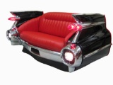 Phenomenal restoration of an authentic 1959 Cadillac rear end cleverly converted into a couch.