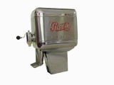 Very clean 1950s Pepsi-Cola stainless-steel soda fountain dispenser with embossed script logo.