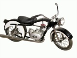 Nicely restored 1950s Sachs 50 carnival ride motorcycle.