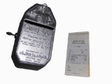 Vintage circa 1940s Curb Cop cast-metal municipal ticket remittance box.