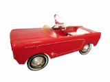 All-original 1965 Ford Mustang AMF pedal car with Carroll Shelbys autograph on hood.