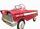 Choice 1960s Murray Super Sport LeMans pedal car. Appears to be all-original. Impressive!