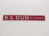 Wonderful late 1920s-early 30s R.G. Dun Cigars single-sided porcelain general store sign.