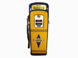 Highly desirable late 1940s Sunoco M/S model #80 service station gas pump with lighted ad panels.