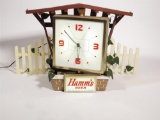 Nifty 1960 Hamms Beer motion chalet-style tavern clock.