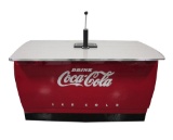 Fantastic 1950s Coca-Cola countertop bar with built-in kegerator.