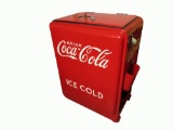 Restored 1930s Coca-Cola Ice Cold princess general store cooler by Westinghouse.