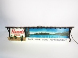 Awesome large Hamms Beer Take Home Cool Refreshment three-dimensional light-up chalet-style sign wit