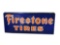 LARGE CIRCA 1930S-40S FIRESTONE TIRES PORCELAIN GARAGE SIGN
