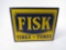 1930S-40S FISK TIRES-TUBES PORCELAIN AUTOMOTIVE GARAGE FLANGE SIGN