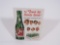 1950 7UP THE FRESH UP FAMILY DRINK STORE DISPLAY CARDBOARD SIGN