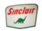 LARGE 1960S SINCLAIR OIL TIN SERVICE STATION SIGN