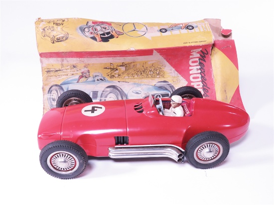 1950S MERCEDES GRAND PRIX RACER FRICTION-DRIVE TOY
