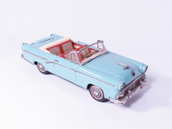1956 TIN LITHO FRICTION-DRIVE FORD CONVERTIBLE