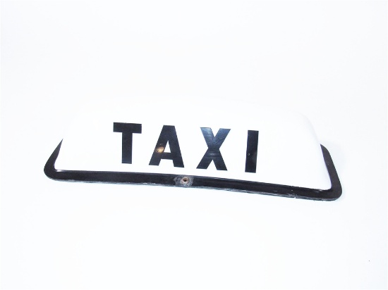 CIRCA 1960S TAXI ROOF-MOUNT MARQUEE SIGN