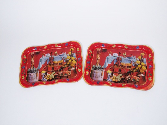 TWO 1960S COCA-COLA METAL SERVING TRAYS