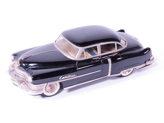 1956 FRICTION-POWERED JAPANESE TIN LITHO CADILLAC