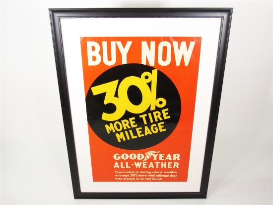 1930S GOODYEAR SERVICE DISPLAY POSTER