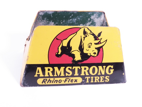 CIRCA LATE 1950S-EARLY 60S ARMSTRONG TIRES AUTOMOTIVE GARAGE TIRE DISPLAY STAND