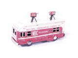 1950S NBC TELEVISION REMOTE BROADCAST TIN LITHO TRUCK