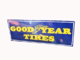 1940S GOODYEAR TIRES PORCELAIN AUTOMOTIVE GARAGE SIGN