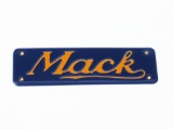 CIRCA LATE 1920S MACK TRUCKS EMBOSSED PORCELAIN TRUCK SIGN