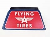 1950S FLYING A SERVICE SERVICE STATION METAL TIRE HOLDER